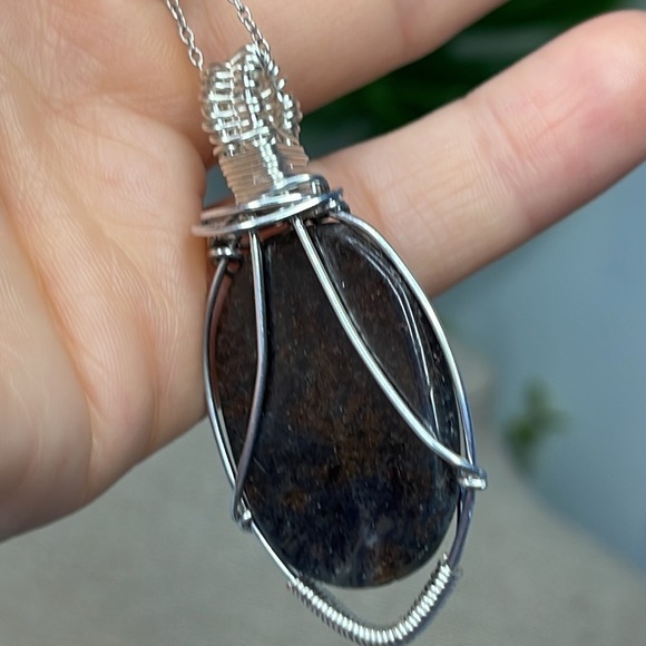 Handmade wire wrapped  semiprecious stone💖✨ - Picture 7 of 8